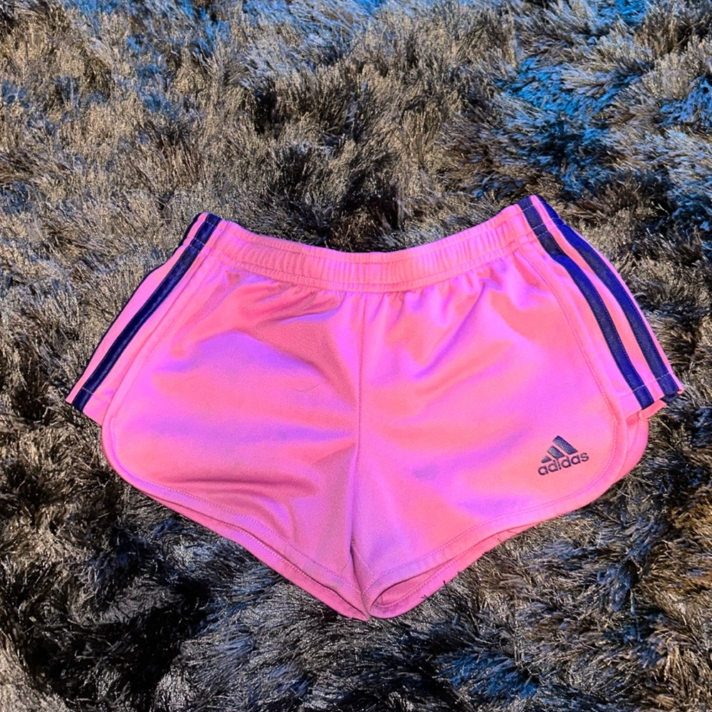 Adidas girls athletic shorts size small!